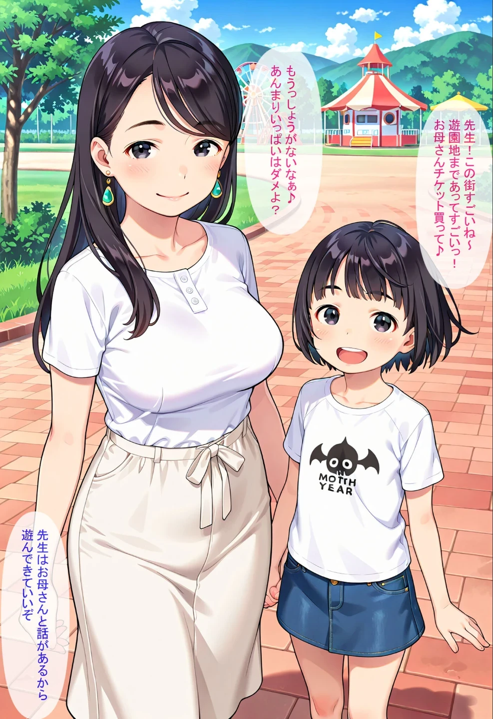 となりの母娘 モザイク版 画像4