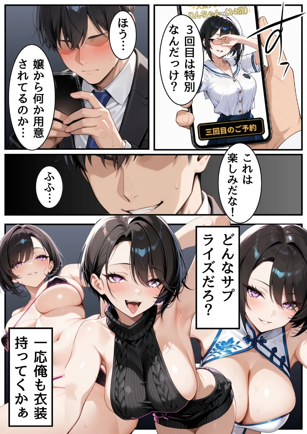ナンバーワン風俗嬢の秘密のご奉仕〜3回目の指名で本気出しちゃう〜(単話) 画像3