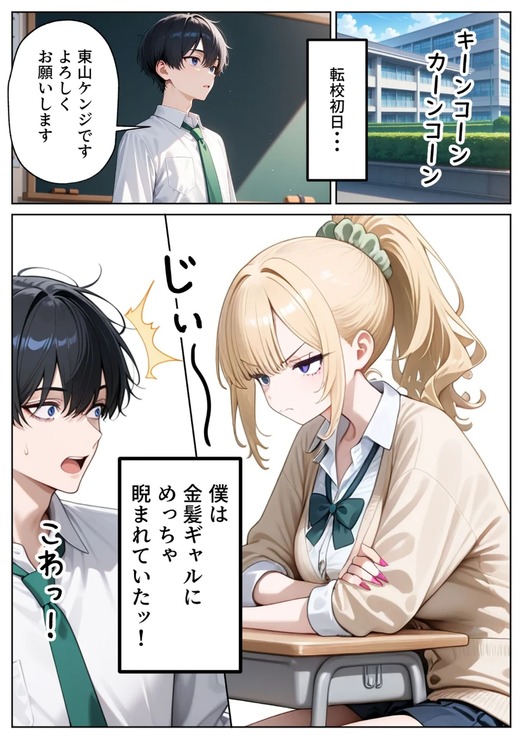 一途な幼馴染ギャルの誘惑セックス モザイク版 画像1
