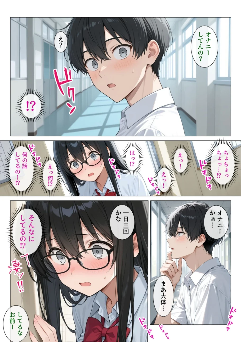 恋愛漫画みたいに互いを意識してたら両想いと分かって性欲全開発情セックス【モザイク版】 画像8