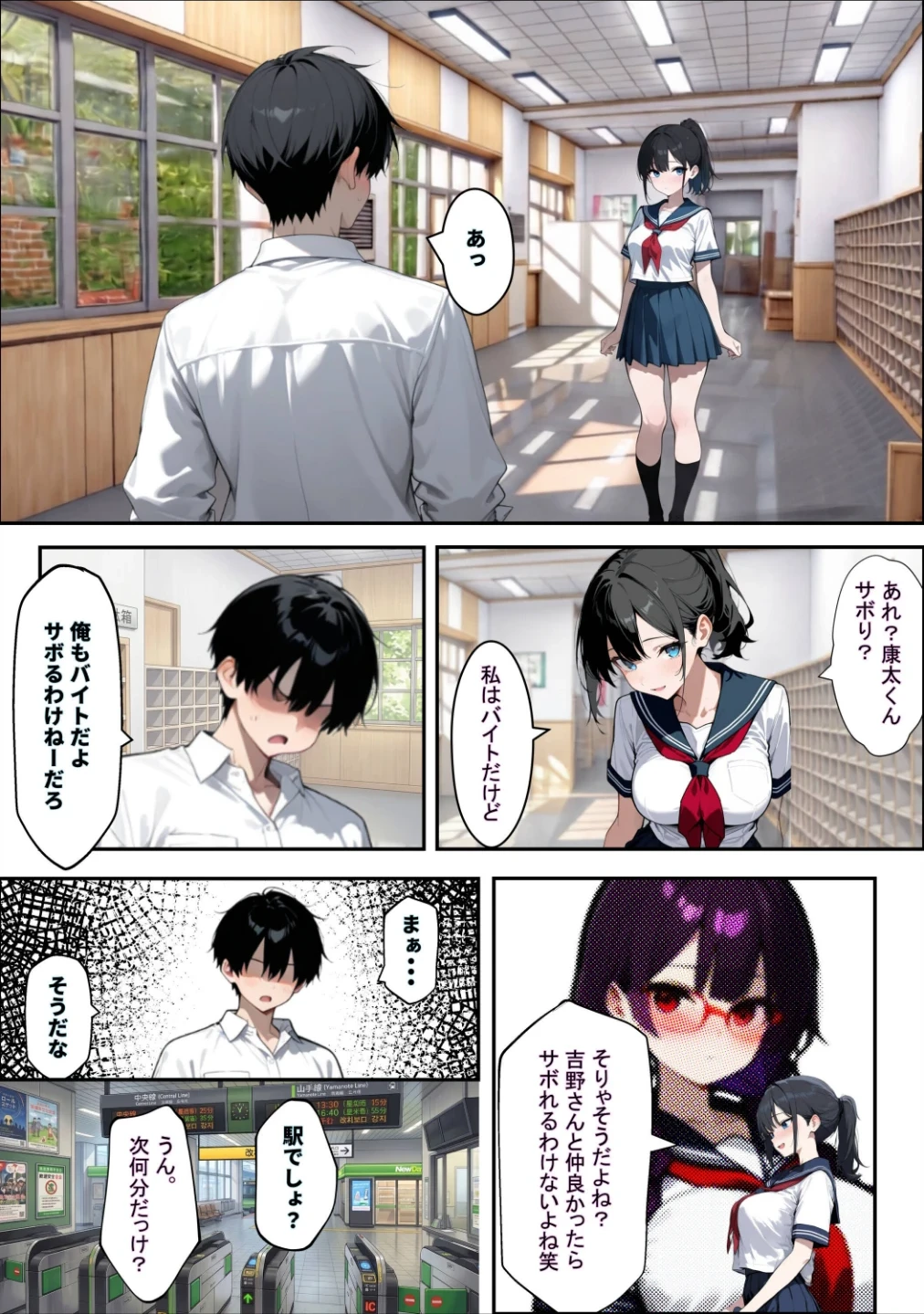 他校で噂のヤリマンちゃんが寝取りに来たので、仕方な〜くマ〇コを貸してもらった件【棒消し修正版】 画像9