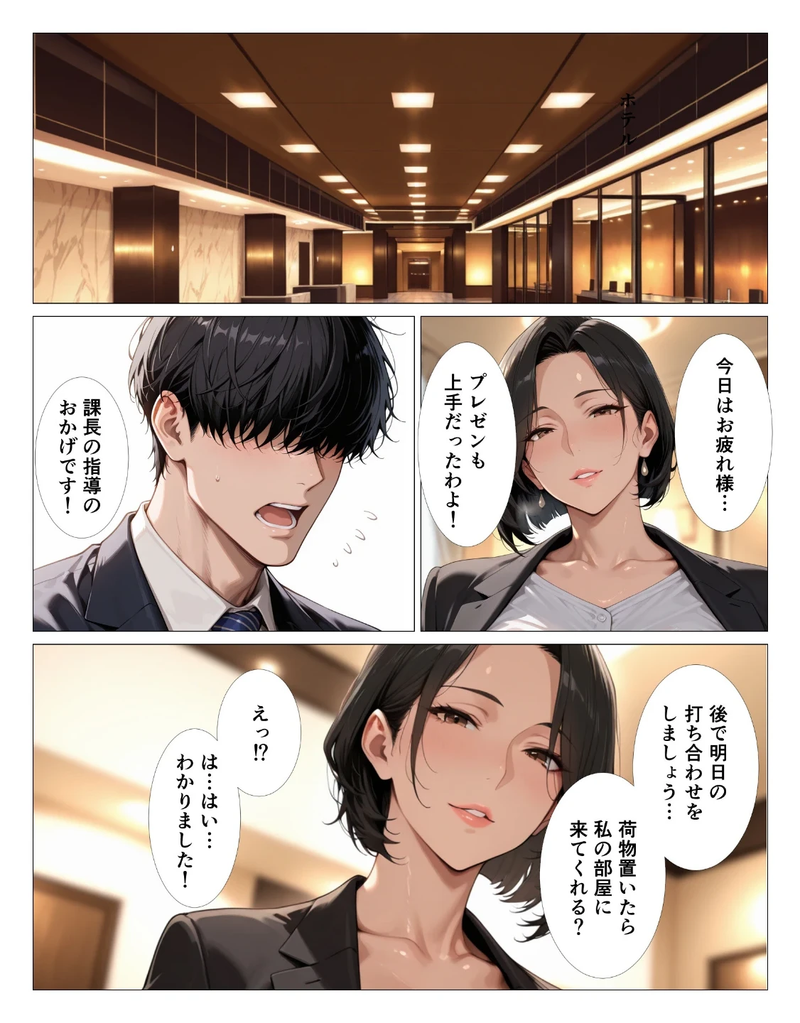 肉食過ぎるクールな上司に出張先で中出しさせられ続けた話【モザイク版】(単話) 画像4