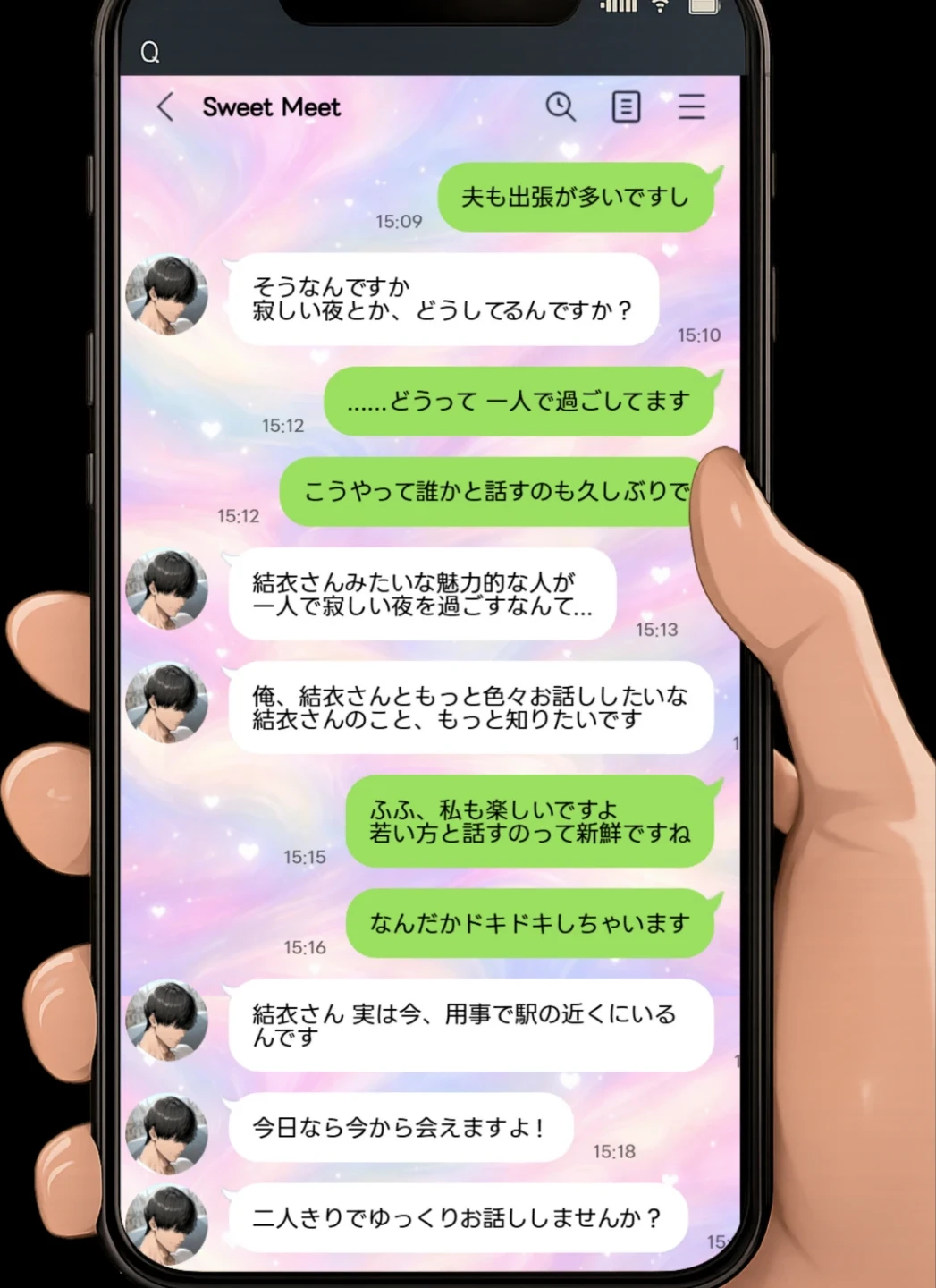 俺の童貞友人にメス親を紹介したら、そいつの母親で家庭崩壊した件ww 〜清楚妻・結衣編〜【モザイク版】 画像1